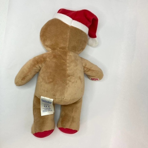 BUILD a Bear Gingerbread Boy 16" Plush 2017 Christmas Holiday Stuffed Animal - Picture 11 of 13